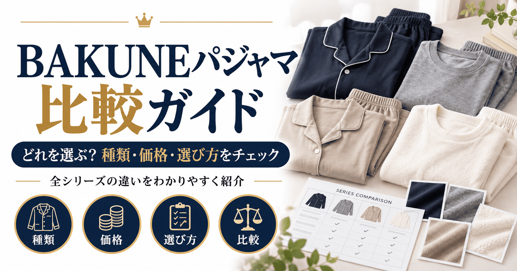 bakuneパジャマ選び方